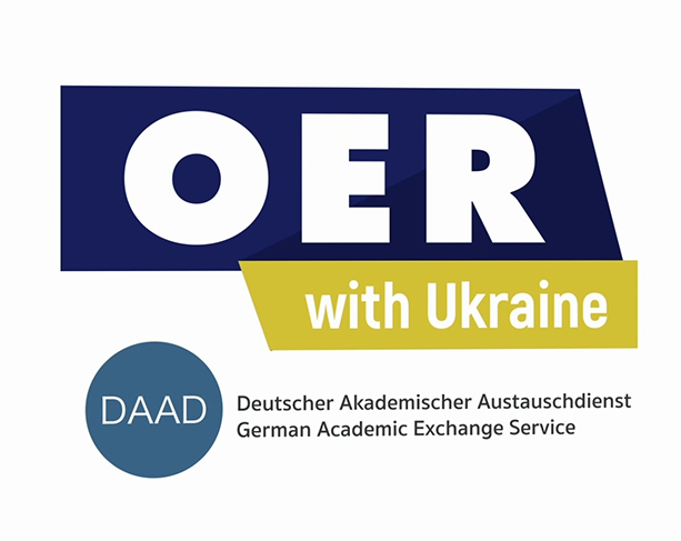 Logo von Projekt 'Open Education Resources with Ukraine'