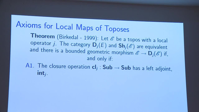 1 4 A Crash course in topos theory the big picture TIB AV Portal