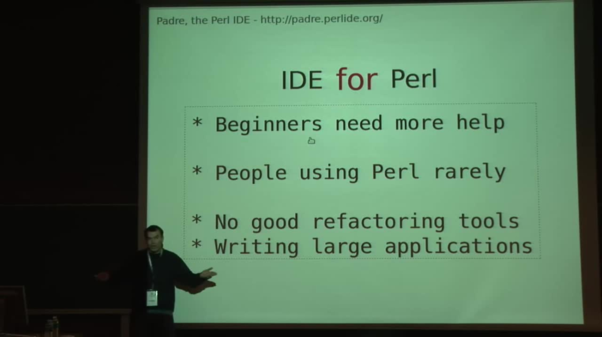 Padre, the Perl IDE: Building an open source team, getting the project to  users against the odds - TIB AV-Portal