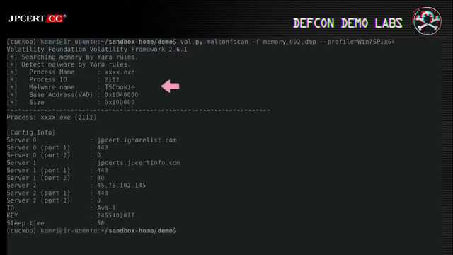 Demo Labs - malconfscan with cuckoo - TIB AV-Portal