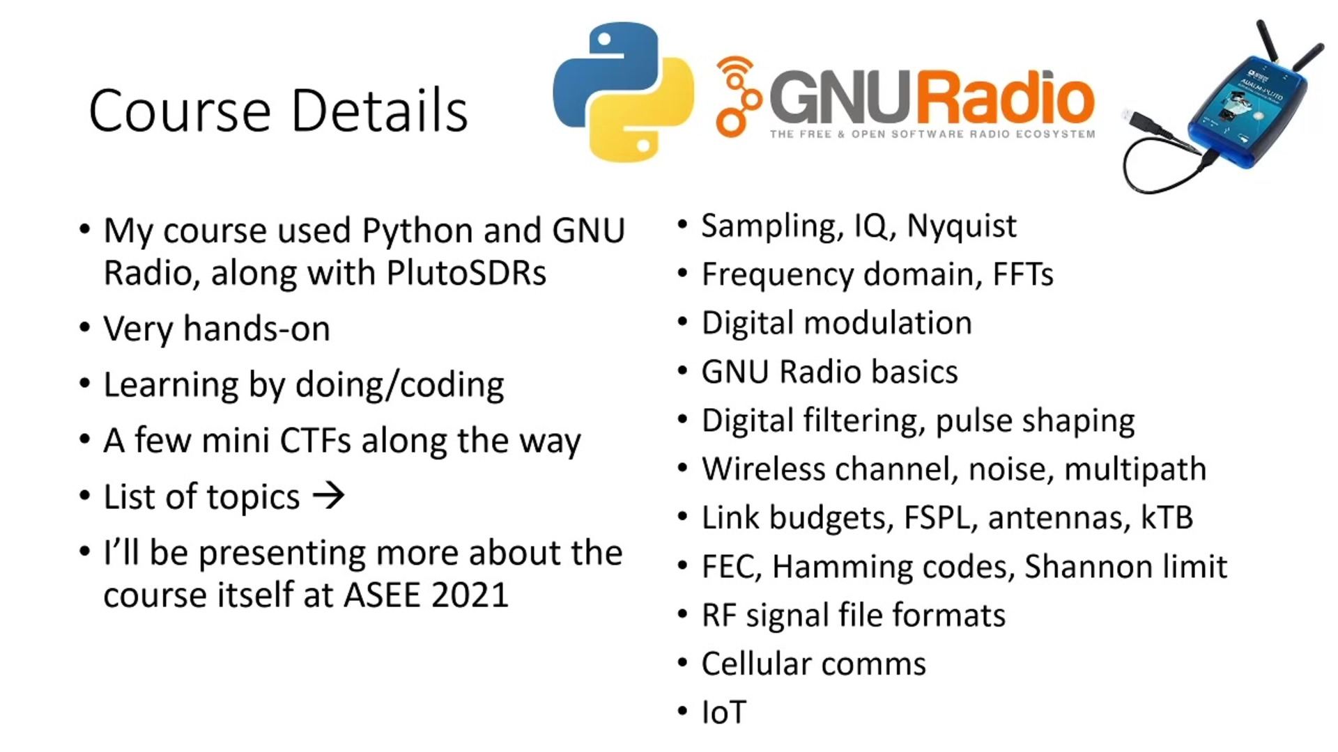 PySDR: A Guide to SDR and DSP using Python - TIB AV-Portal