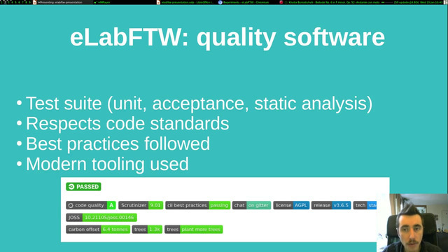 eLabFTW - the open source lab notebook - TIB AV-Portal
